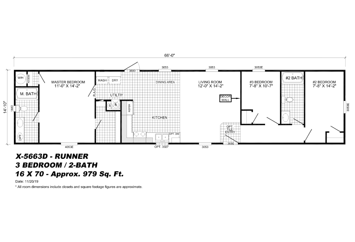 Runner Series Dash 3 X5663D from Regional Homes of Bonifay